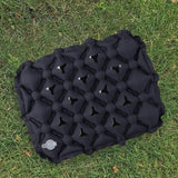 Maxbell Inflatable Seat Cushion Comfortable Foldable Pad for Climbing Hiking Outdoor Black