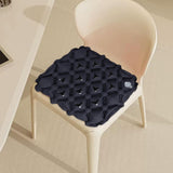 Maxbell Inflatable Seat Cushion Comfortable Foldable Pad for Climbing Hiking Outdoor Black