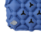 Maxbell Inflatable Seat Cushion Comfortable Foldable Pad for Climbing Hiking Outdoor Blue
