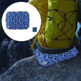 Maxbell Inflatable Seat Cushion Comfortable Foldable Pad for Climbing Hiking Outdoor Blue