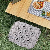 Maxbell Inflatable Seat Cushion Comfortable Foldable Pad for Climbing Hiking Outdoor Grey