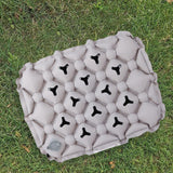 Maxbell Inflatable Seat Cushion Comfortable Foldable Pad for Climbing Hiking Outdoor Grey