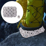 Maxbell Inflatable Seat Cushion Comfortable Foldable Pad for Climbing Hiking Outdoor Grey