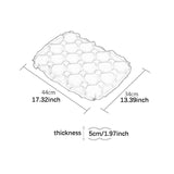 Maxbell Inflatable Seat Cushion Comfortable Foldable Pad for Climbing Hiking Outdoor Brown