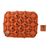 Maxbell Inflatable Seat Cushion Comfortable Foldable Pad for Climbing Hiking Outdoor Brown