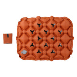 Maxbell Inflatable Seat Cushion Comfortable Foldable Pad for Climbing Hiking Outdoor Brown