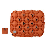 Maxbell Inflatable Seat Cushion Comfortable Foldable Pad for Climbing Hiking Outdoor Brown