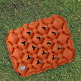 Maxbell Inflatable Seat Cushion Comfortable Foldable Pad for Climbing Hiking Outdoor Brown