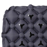 Maxbell Inflatable Seat Cushion Comfortable Foldable Pad for Climbing Hiking Outdoor Deep Grey