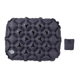 Maxbell Inflatable Seat Cushion Comfortable Foldable Pad for Climbing Hiking Outdoor Deep Grey