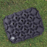 Maxbell Inflatable Seat Cushion Comfortable Foldable Pad for Climbing Hiking Outdoor Deep Grey