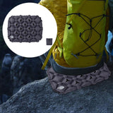 Maxbell Inflatable Seat Cushion Comfortable Foldable Pad for Climbing Hiking Outdoor Deep Grey