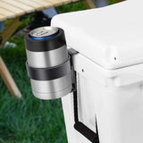 Maxbell Cooler Cup Holder Outdoor Dia 3.35inch for Camping Picnic Saves Fridge Space