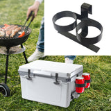 Maxbell Double Drink Holder Outdoor Drink Holder Office Portable Cup Beverage Holder