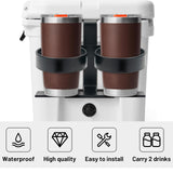 Maxbell Double Drink Holder Outdoor Drink Holder Office Portable Cup Beverage Holder