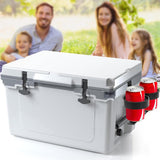 Maxbell Double Drink Holder Outdoor Drink Holder Office Portable Cup Beverage Holder