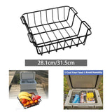Maxbell Cooler Wire Basket Grocery Box Insulated Cooler Cooler Food Separator Basket M