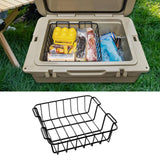 Maxbell Cooler Wire Basket Grocery Box Insulated Cooler Cooler Food Separator Basket M