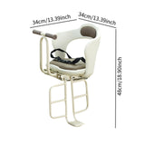 Rear Mount Bicycle Child Seat Rear Kid's Bike Seat for Electric Bike Cycling Armrests