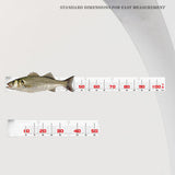 Maxbell Fish Ruler Fishing Tape Waterproof Fishing Ruler for Marine Sailboat Sailing 140cm
