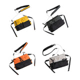 Maxbell Men's Crossbody Bag Adjustable Strap Lightweight with Zipper Stylish Satchel Yellow