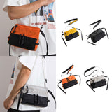 Maxbell Men's Crossbody Bag Adjustable Strap Lightweight with Zipper Stylish Satchel Yellow