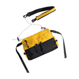 Maxbell Men's Crossbody Bag Adjustable Strap Lightweight with Zipper Stylish Satchel Yellow