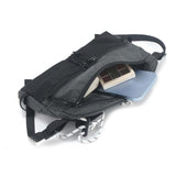 Maxbell Men's Crossbody Bag Adjustable Strap Lightweight with Zipper Stylish Satchel Black