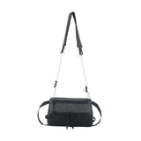 Maxbell Men's Crossbody Bag Adjustable Strap Lightweight with Zipper Stylish Satchel Black