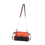 Maxbell Men's Crossbody Bag Adjustable Strap Lightweight with Zipper Stylish Satchel Orange
