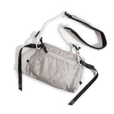 Maxbell Men's Crossbody Bag Adjustable Strap Lightweight with Zipper Stylish Satchel Light Gray