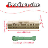 Climbing Hangboard with Hanging Rope Finger Training Board Strength Training
