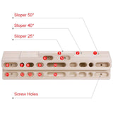 Climbing Hangboard with Hanging Rope Finger Training Board Strength Training