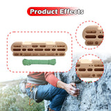 Climbing Hangboard with Hanging Rope Portable Pull up Hand Grip Strengthener