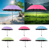 Maxbell Folding Umbrella Waterproof Ultralight Mini Umbrella for Travel Outdoor Trip Purple