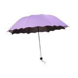 Maxbell Folding Umbrella Waterproof Ultralight Mini Umbrella for Travel Outdoor Trip Purple
