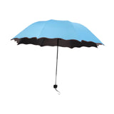 Maxbell Folding Umbrella Waterproof Ultralight Mini Umbrella for Travel Outdoor Trip Blue