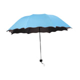 Maxbell Folding Umbrella Waterproof Ultralight Mini Umbrella for Travel Outdoor Trip Blue