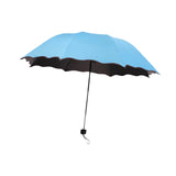 Maxbell Folding Umbrella Waterproof Ultralight Mini Umbrella for Travel Outdoor Trip Blue