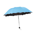 Maxbell Folding Umbrella Waterproof Ultralight Mini Umbrella for Travel Outdoor Trip Blue
