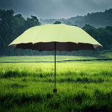 Maxbell Folding Umbrella Waterproof Ultralight Mini Umbrella for Travel Outdoor Trip Green
