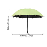 Maxbell Folding Umbrella Waterproof Ultralight Mini Umbrella for Travel Outdoor Trip Green