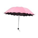 Maxbell Folding Umbrella Waterproof Ultralight Mini Umbrella for Travel Outdoor Trip Pink