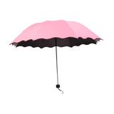 Maxbell Folding Umbrella Waterproof Ultralight Mini Umbrella for Travel Outdoor Trip Pink