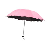 Maxbell Folding Umbrella Waterproof Ultralight Mini Umbrella for Travel Outdoor Trip Pink