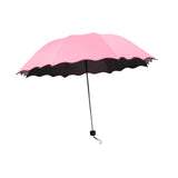 Maxbell Folding Umbrella Waterproof Ultralight Mini Umbrella for Travel Outdoor Trip Pink