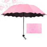 Maxbell Folding Umbrella Waterproof Ultralight Mini Umbrella for Travel Outdoor Trip Pink