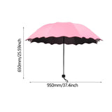 Maxbell Folding Umbrella Waterproof Ultralight Mini Umbrella for Travel Outdoor Trip Pink
