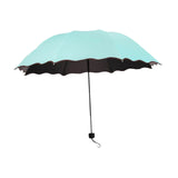 Maxbell Folding Umbrella Waterproof Ultralight Mini Umbrella for Travel Outdoor Trip Lake Blue