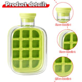 Maxbell 2 in 1 Ice Cube Bottle Outdoor Ice Cube Tray for Water Beer Juice and Drinks 500ml